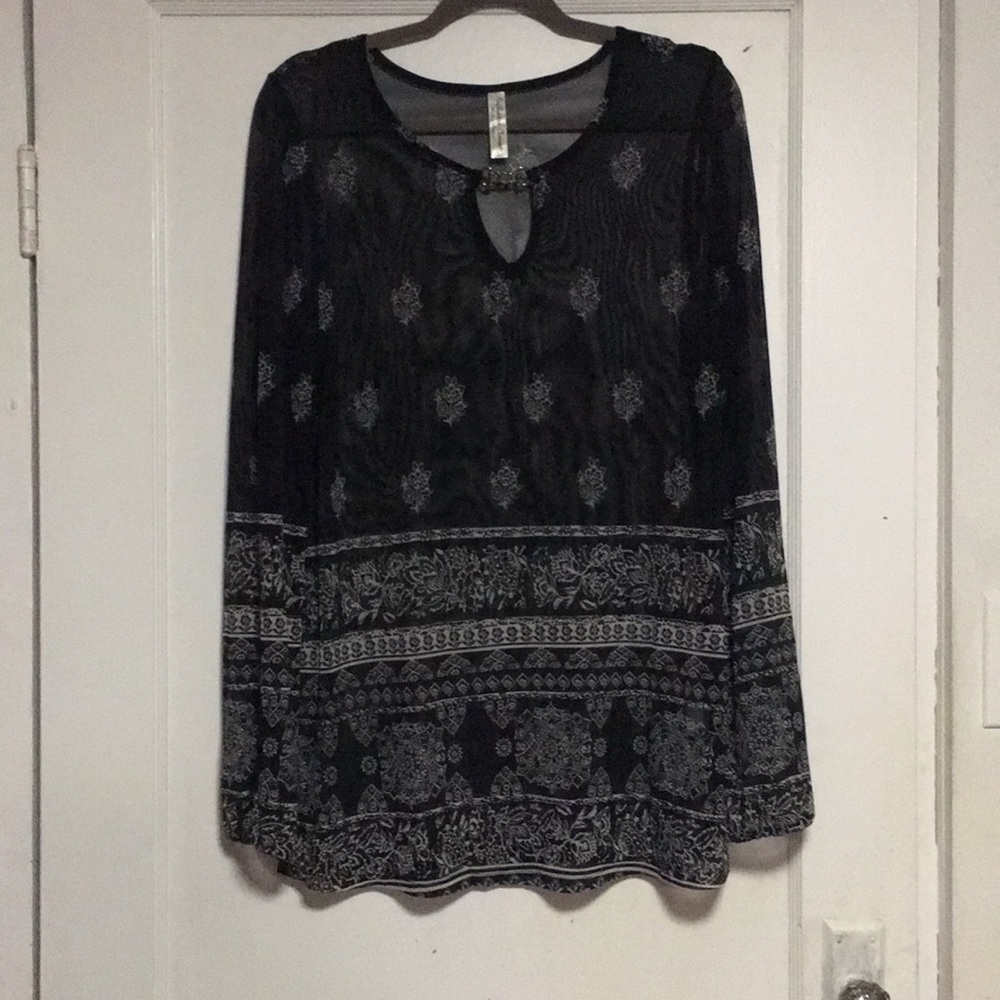 Long sleeve blouse